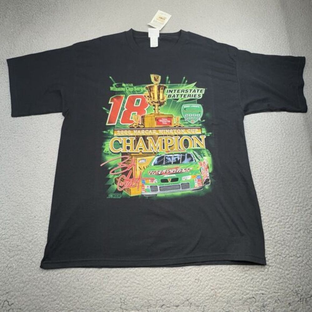 Vintage Bobby Labonte Shirt Mens XL NASCAR Racing Champion Interstate 2000s